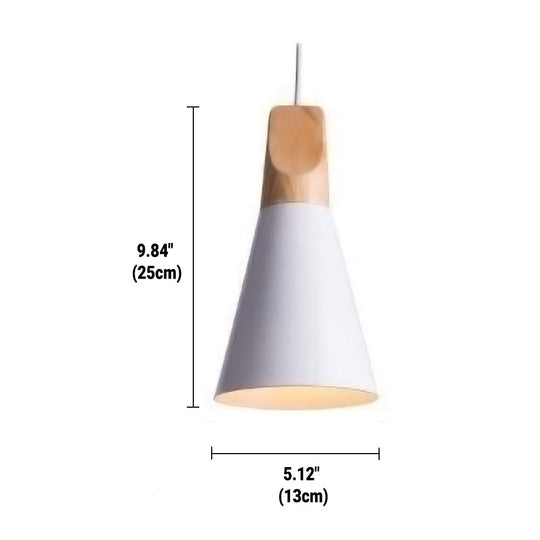 Minimalistic Wooden Pendant Light