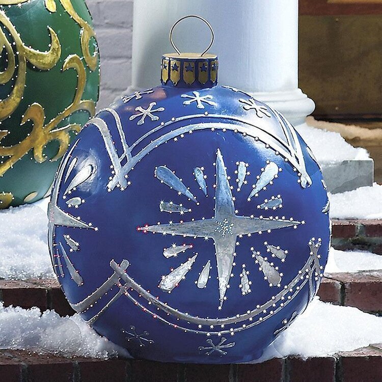 Outdoor Christmas PVC Inflatable Decorated Ball