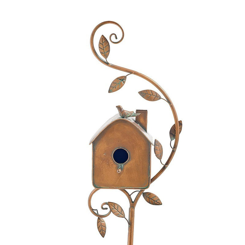 Garden Birdhouse Stakes