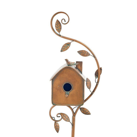 Garden Birdhouse Stakes