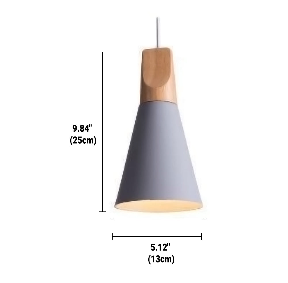 Minimalistic Wooden Pendant Light