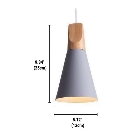 Minimalistic Wooden Pendant Light