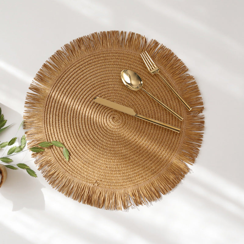 ThermoLuxe Round Braided Placemats