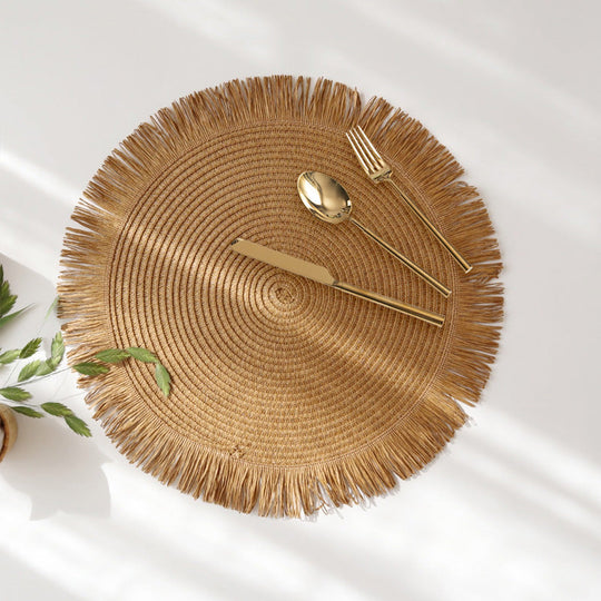 ThermoLuxe Round Braided Placemats