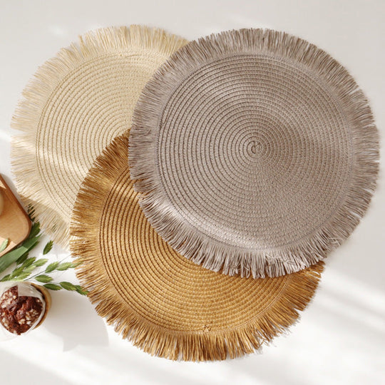 ThermoLuxe Round Braided Placemats