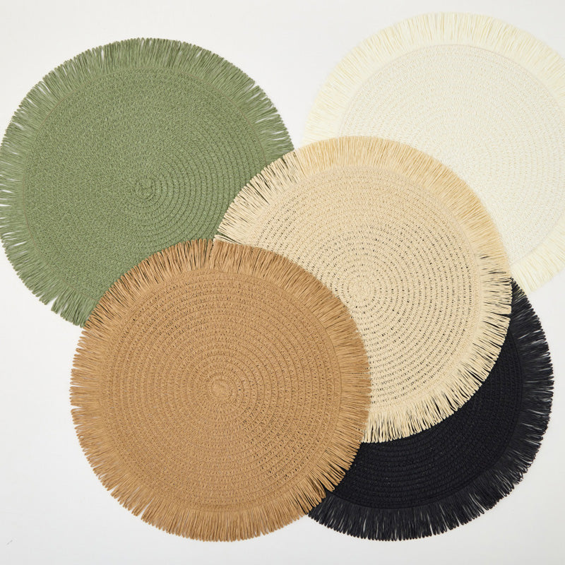 ThermoLuxe Round Braided Placemats