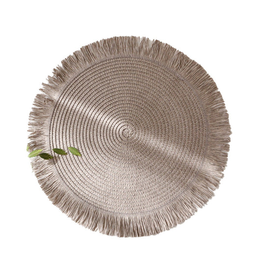ThermoLuxe Round Braided Placemats