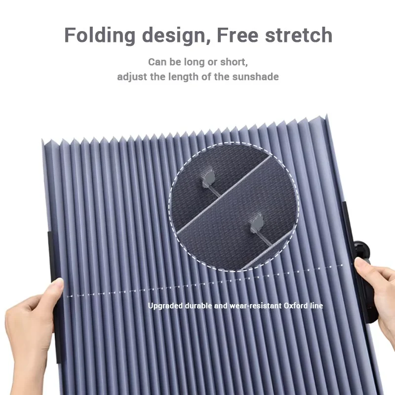 Car Sunshade - Retractable - Windshield Curtain