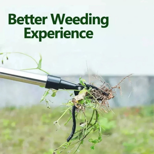 Stand Up Weed Puller Tool with Stick