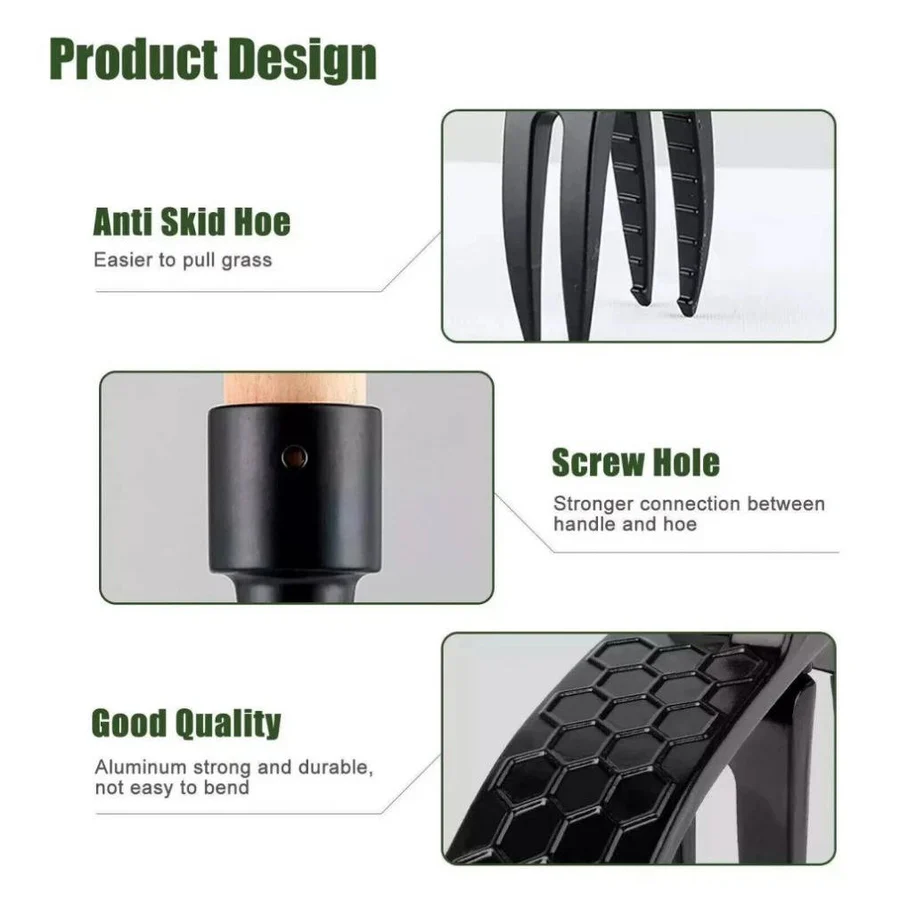 Stand Up Weed Puller Tool with Stick