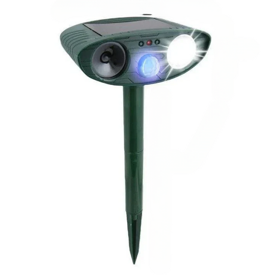 Solar Powered Ultrasonic Chipmunk Repeller