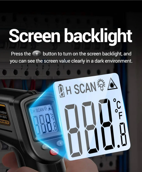 Infrared Laser Thermometer for Contact-Free Measurement