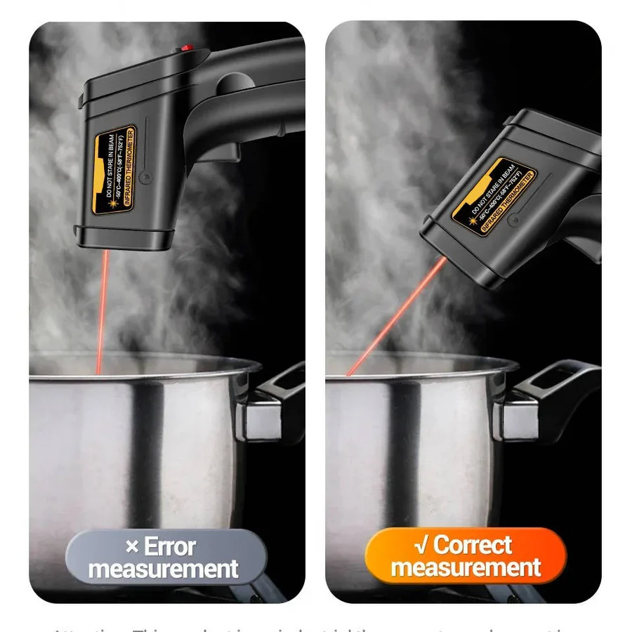 Infrared Laser Thermometer for Contact-Free Measurement