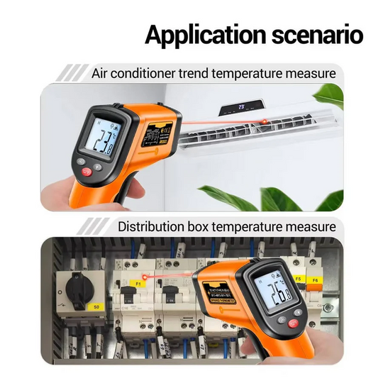 Infrared Laser Thermometer for Contact-Free Measurement