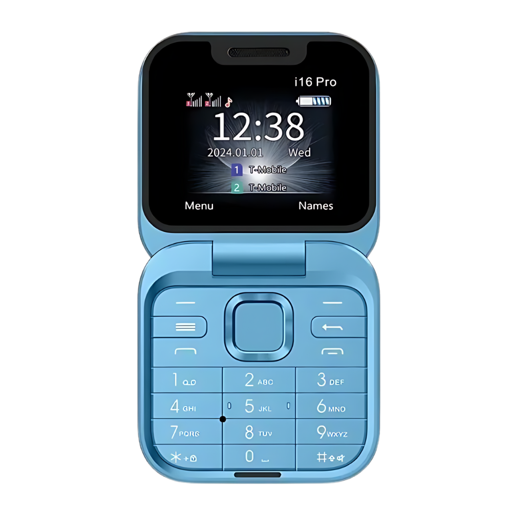 Compact Foldable Dual SIM Mobile Phone