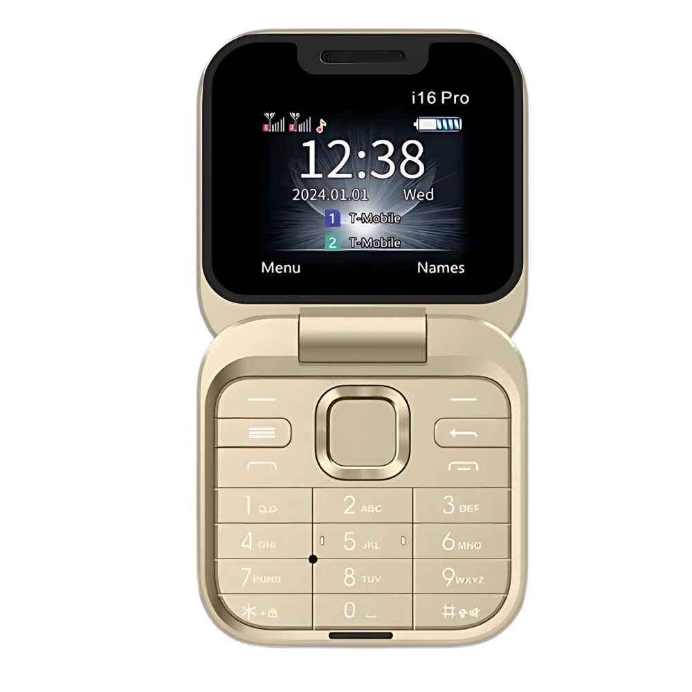 Compact Foldable Dual SIM Mobile Phone