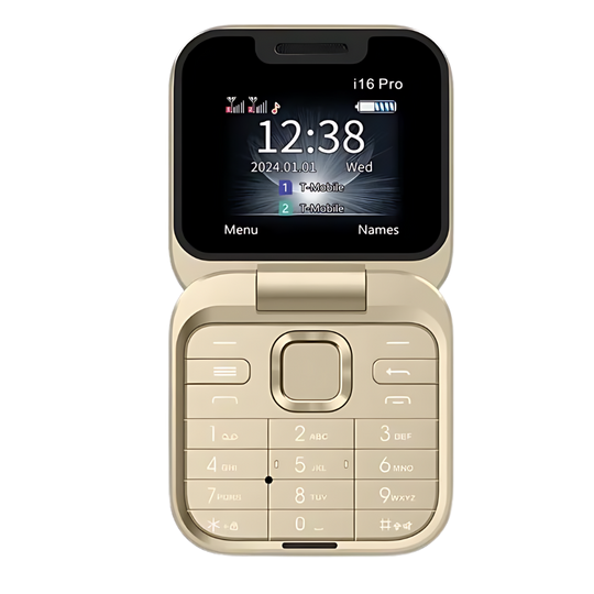 Compact Foldable Dual SIM Mobile Phone