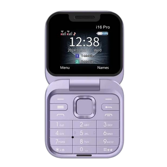 Compact Foldable Dual SIM Mobile Phone