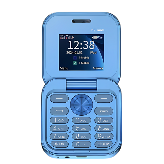 Compact Foldable Mobile Phone with Dual SIM Capability