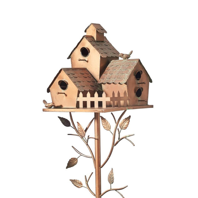 Garden Birdhouse Stakes