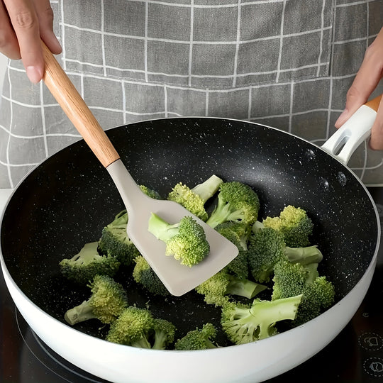 Silicone Kitchen Tools Set – Heat Resistant and Scratch Resistant