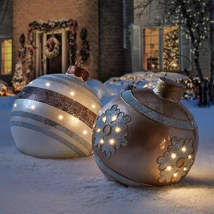 Outdoor Christmas PVC Inflatable Decorated Ball