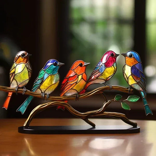 Handcrafted Coloured Table Decor | Artistic Luxury Ornament