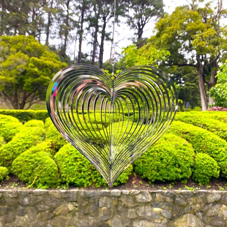 Rotating Wind Bell Crafted from Stainless Steel