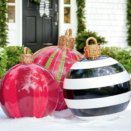 Outdoor Christmas PVC Inflatable Decorated Ball