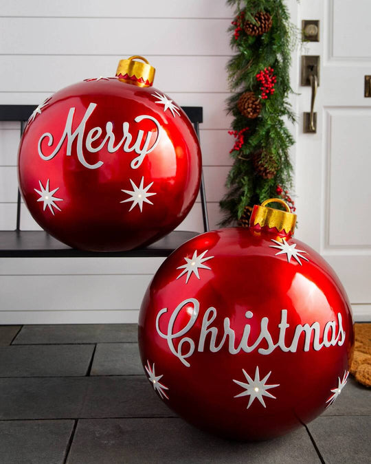 Outdoor Christmas PVC Inflatable Decorated Ball