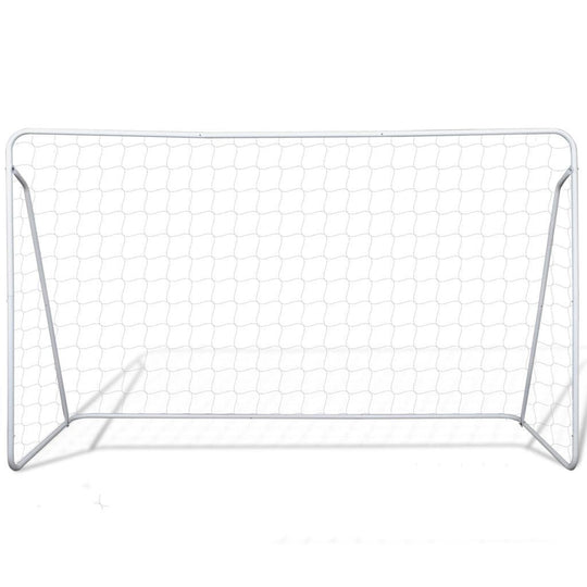Steel Football Goal Set - 240 x 90 x 150 cm