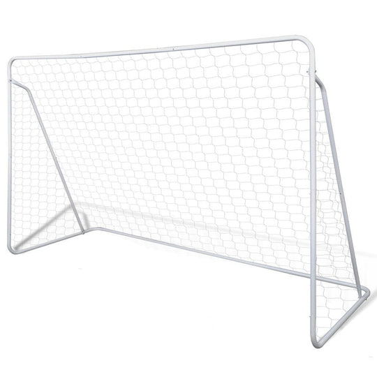 Steel Football Goal Set - 240 x 90 x 150 cm