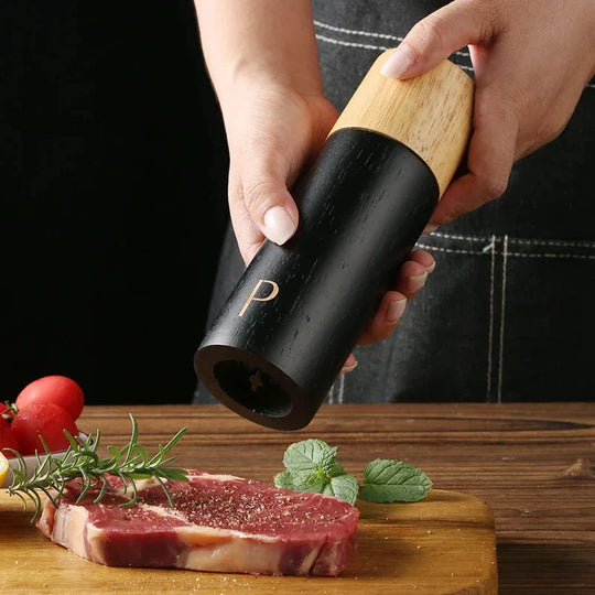Wood Salt and Pepper Mill Set