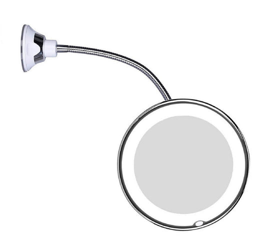 FlexibleMirror – LED Magnifying Mirror with Goose Neck