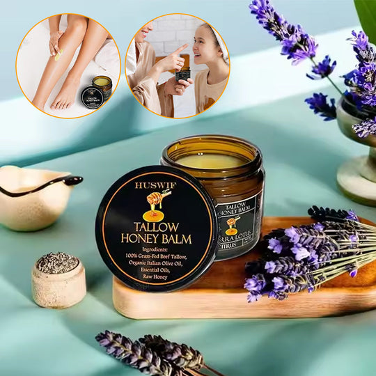 Beef Tallow, Beeswax, and Honey Face Cream