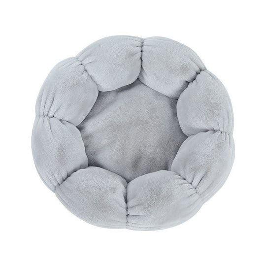 Deep Sleep Flower Shape Cat Bed