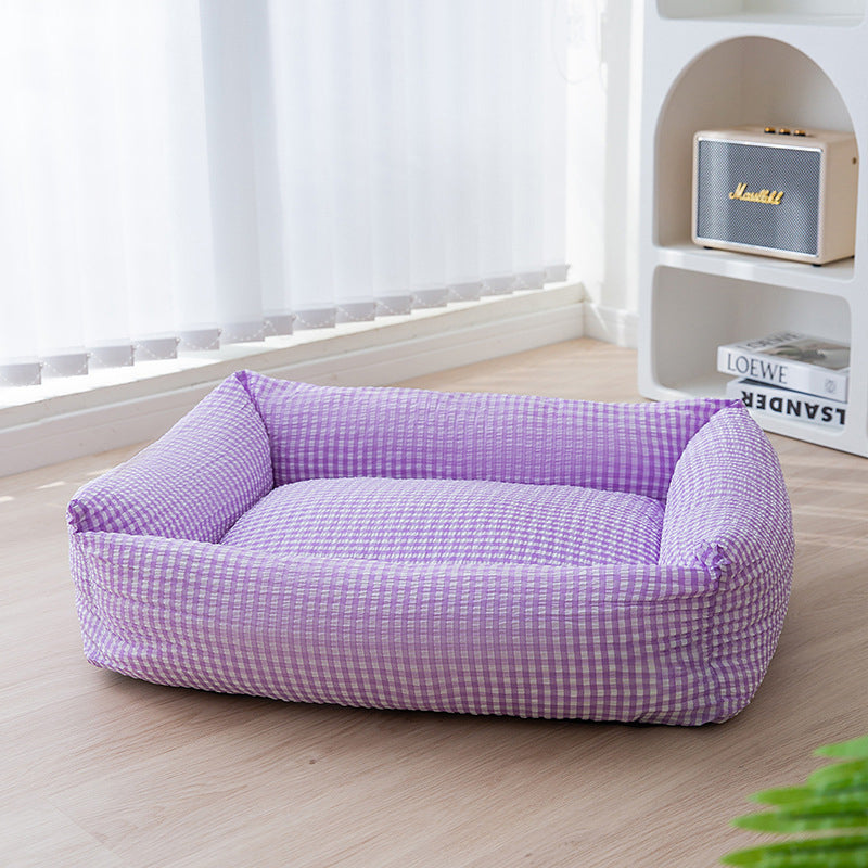Rectangular Washable Dog Bed | Breathable Pet Bed
