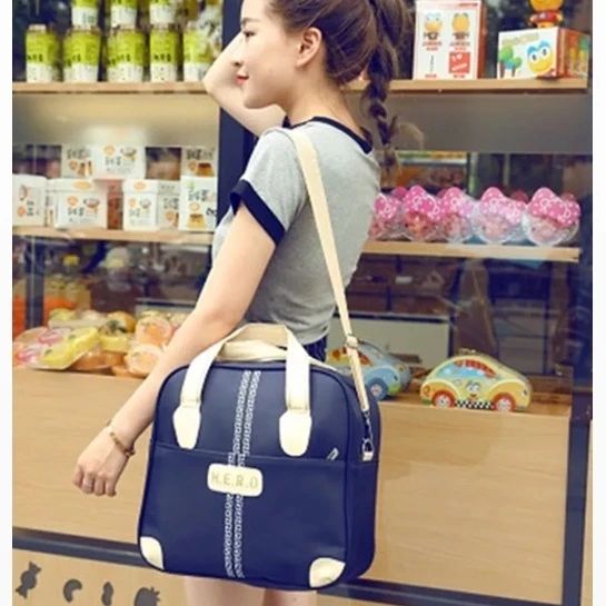 2-in-1 Trolley Travel Bag with Boarding Bag
