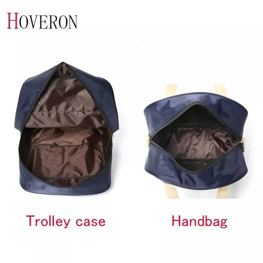 2-in-1 Trolley Travel Bag with Boarding Bag