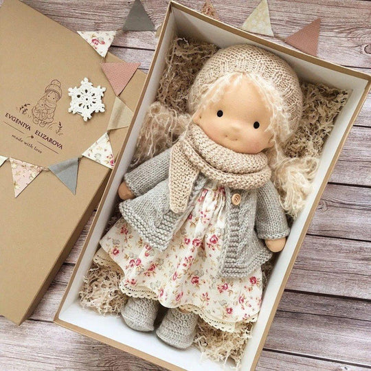 Handcrafted Waldorf Cuddle Doll | Soft, Organic & Non-Toxic
