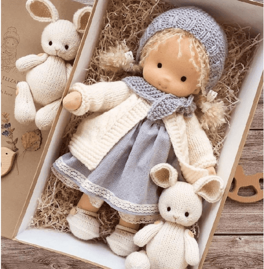 Handcrafted Waldorf Cuddle Doll | Soft, Organic & Non-Toxic