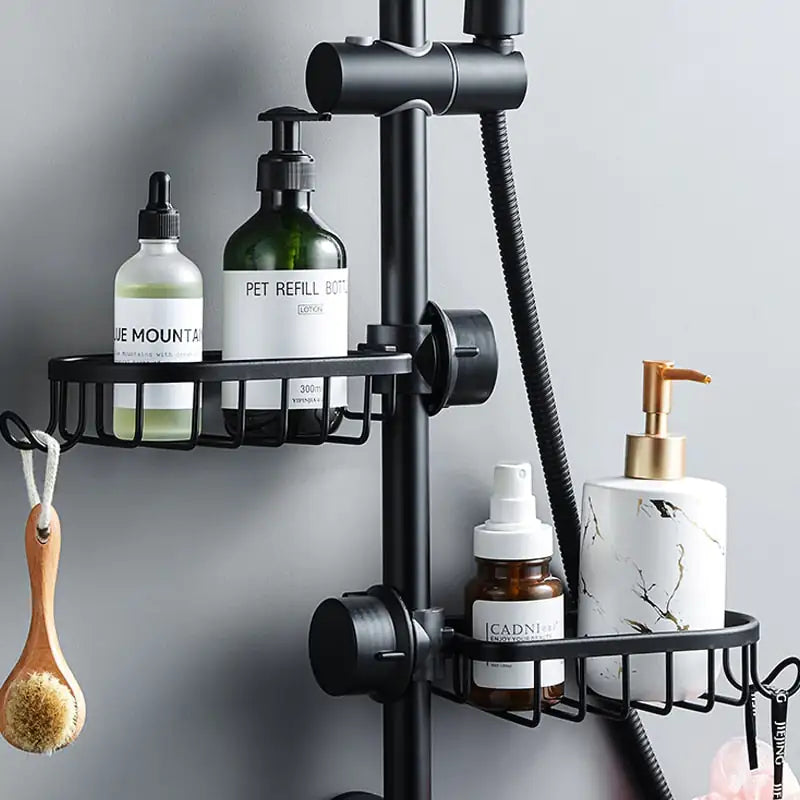 AquaGrip Shower Shelf – Practical, Rustproof, and Space-Saving