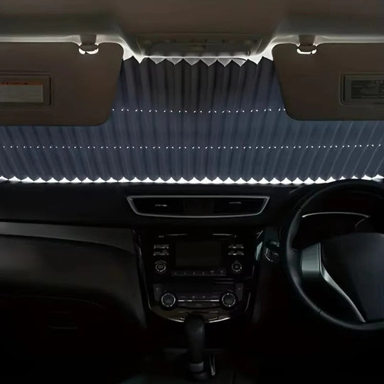 Car Sunshade - Retractable - Windshield Curtain