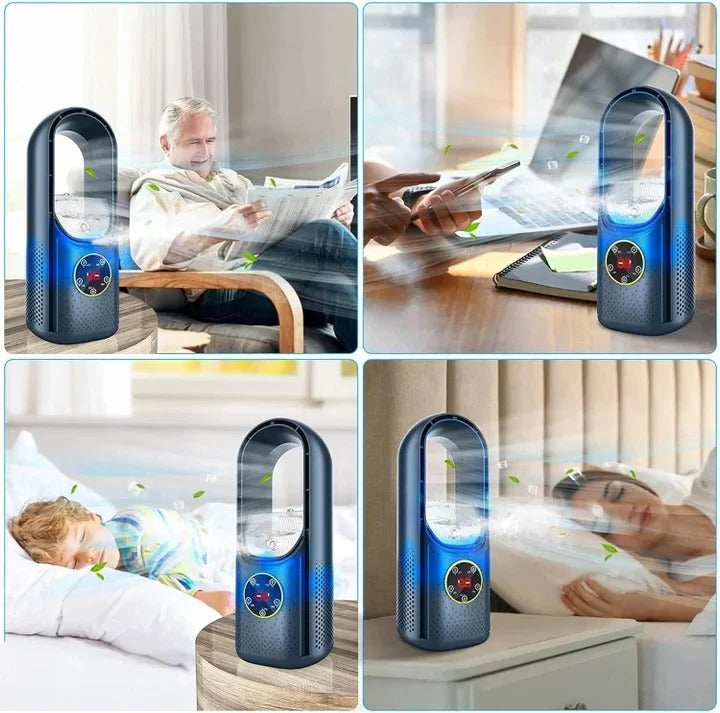 Blade-Free Silent Portable Air Conditioner