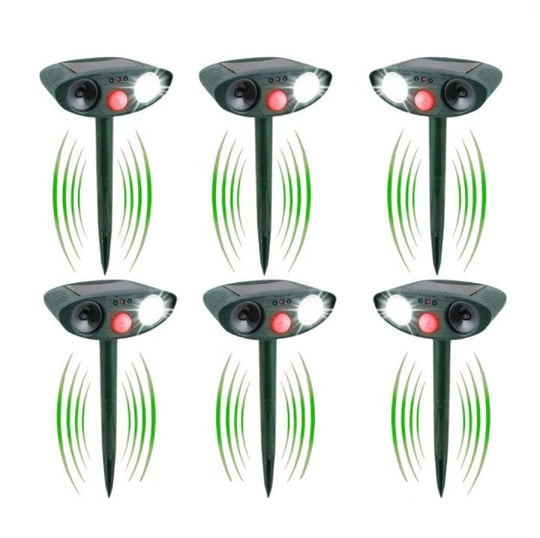 Solar Powered Ultrasonic Chipmunk Repeller