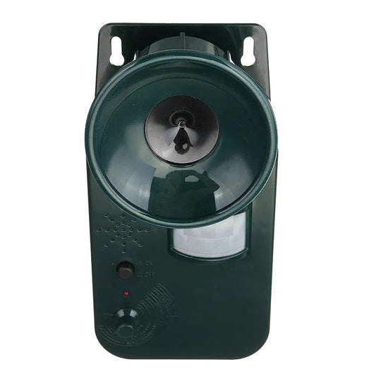 5000sqft 9v DC Ultra Sonic Cordless Pest Animal Repeller Outdoor Safely Repel Various Animals