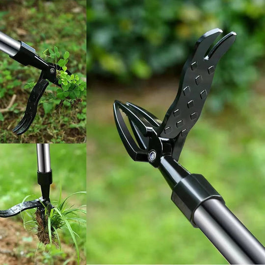 Stand Up Weed Puller Tool with Stick