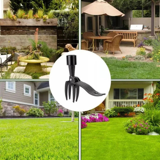 Stand Up Weed Puller Tool with Stick