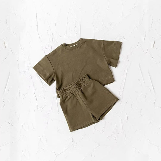 Kids Summer Outfit – Set of 2, T-Shirt and Shorts