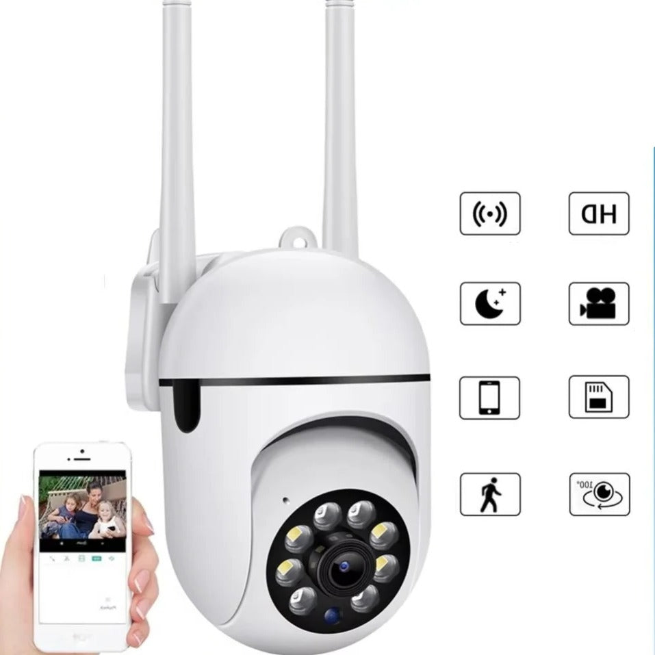 Wireless PTZ WiFi Camera with 1080P HD, 4X Zoom & Night Vision